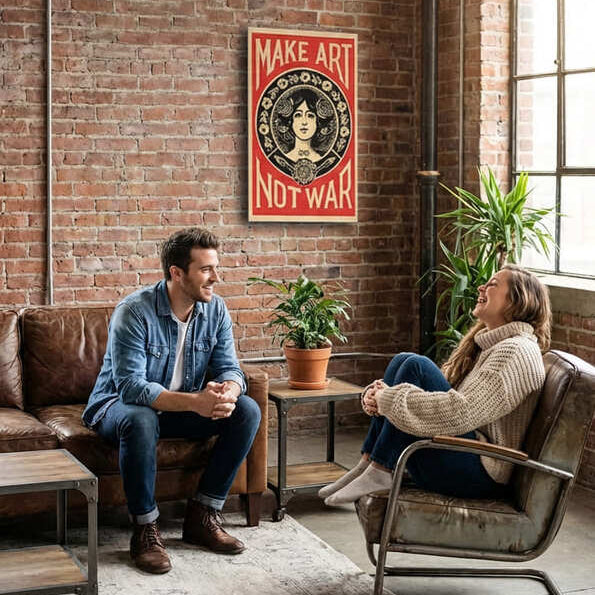 Wooden picture  FRESH MORNING COFFEE