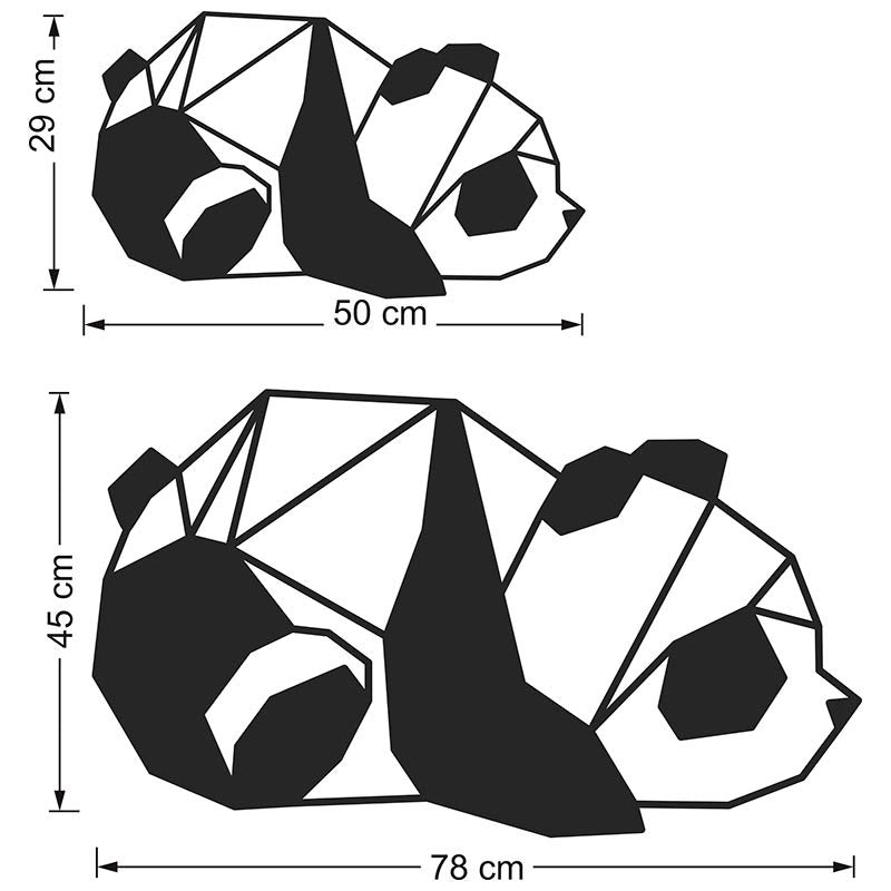 Figura geométrica panda