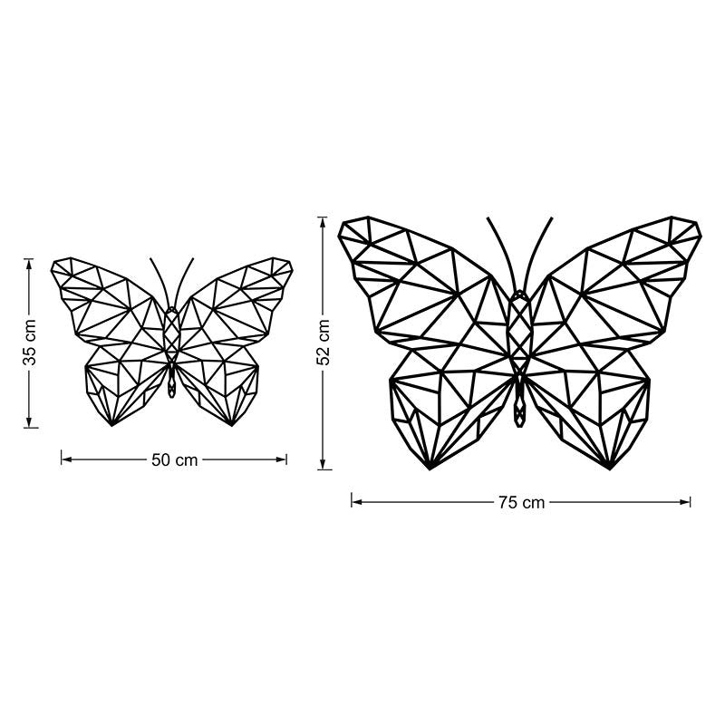 Figura geométrica mariposa