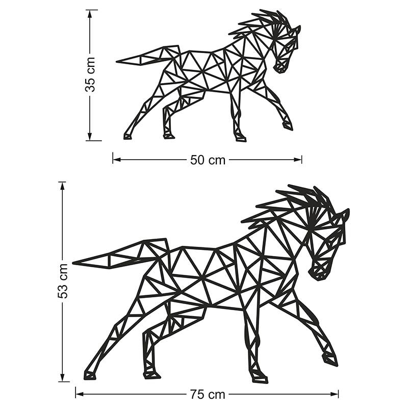 Figura geométrica caballo