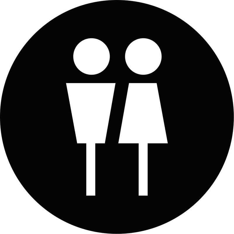 Señal WC "hombre-mujer 04"
