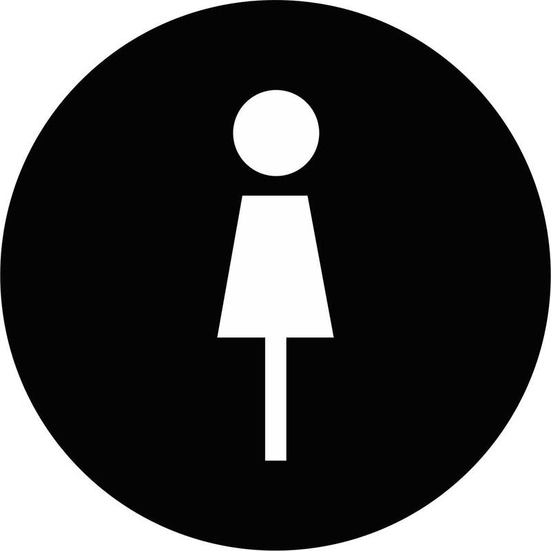 Señal WC "mujer 04"